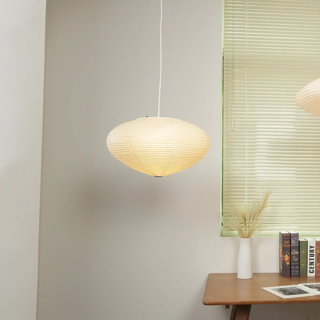 Akari Flat Shape 26A / 21A / 15A Pendant Light | wildoxy