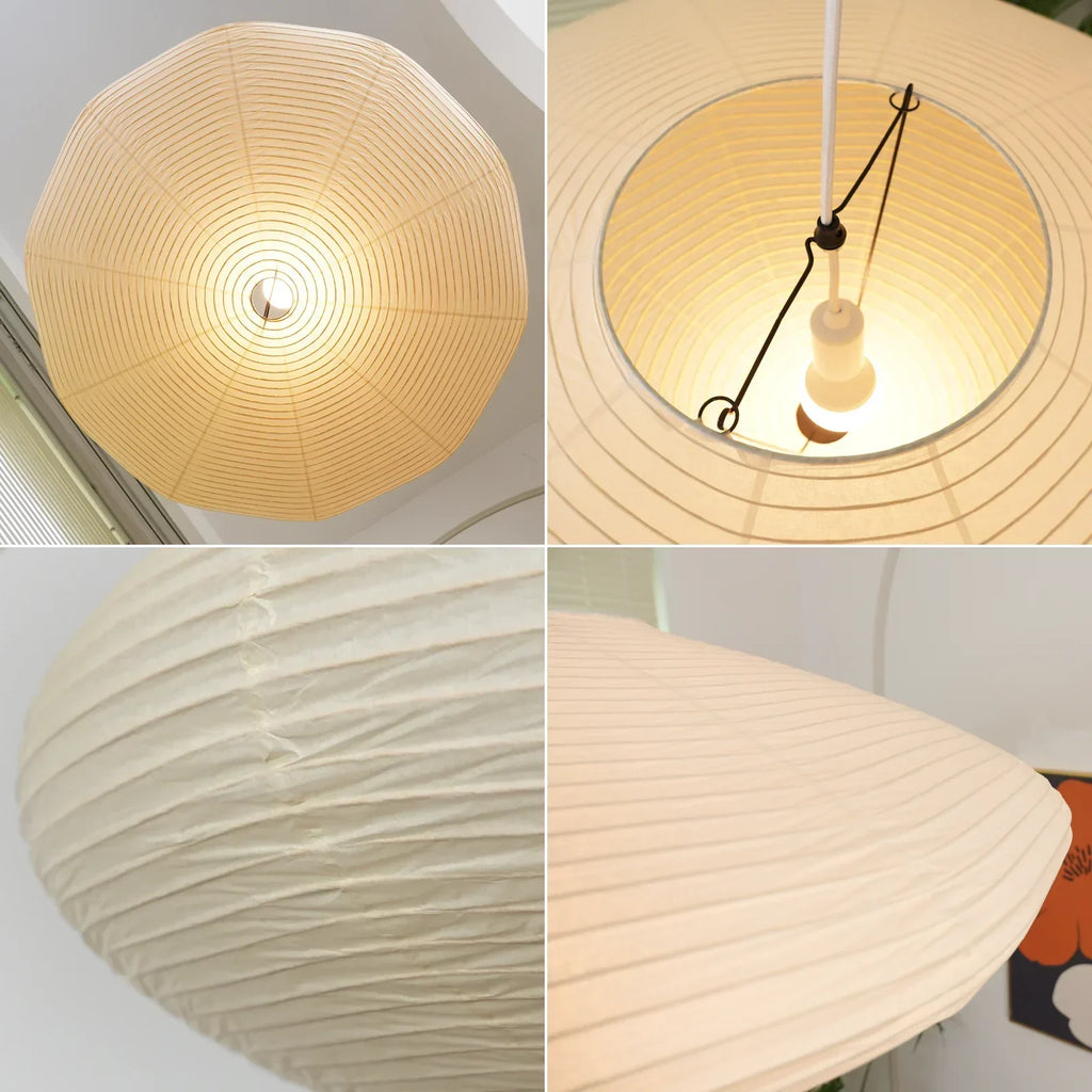Akari Flat Shape 26A / 21A / 15A Pendant Light | wildoxy