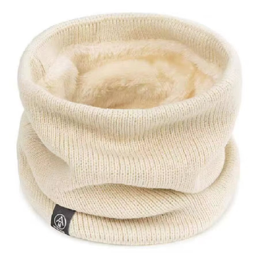 Fleece-Nackenwärmer — weich gefüttert, Schutz vor Kälte und Wind