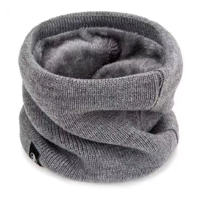 Fleece-Nackenwärmer — weich gefüttert, Schutz vor Kälte und Wind
