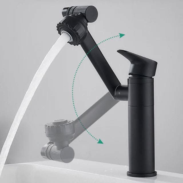 Flexispout 360° verstellbare Armatur — schnelle Installation ohne Werkzeug, integrierte Sprühfunktion