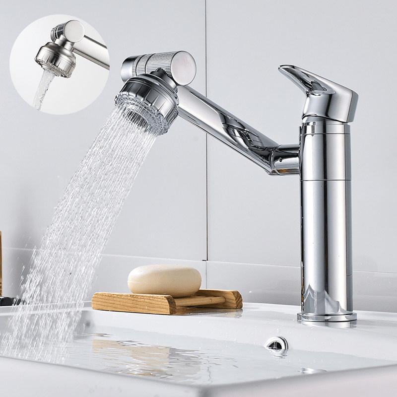 Flexispout 360° verstellbare Armatur — schnelle Installation ohne Werkzeug, integrierte Sprühfunktion