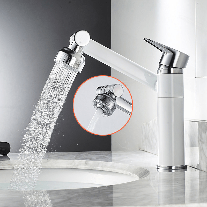 Flexispout 360° verstellbare Armatur — schnelle Installation ohne Werkzeug, integrierte Sprühfunktion