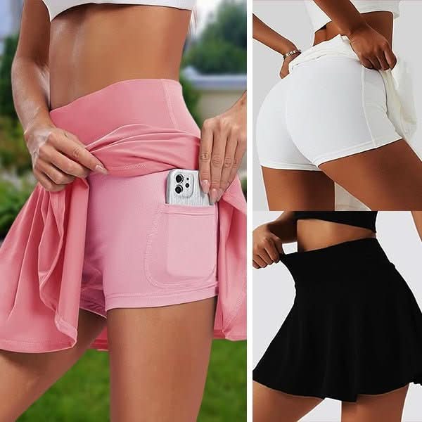 FlexMove Unisex-Sportrock — Integrierte Shorts, Performance-Passform