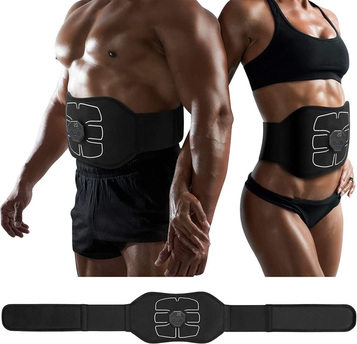 FlexTone appareil EMS de tonification abdominale — activation quotidienne du centre du corps en 15 minutes