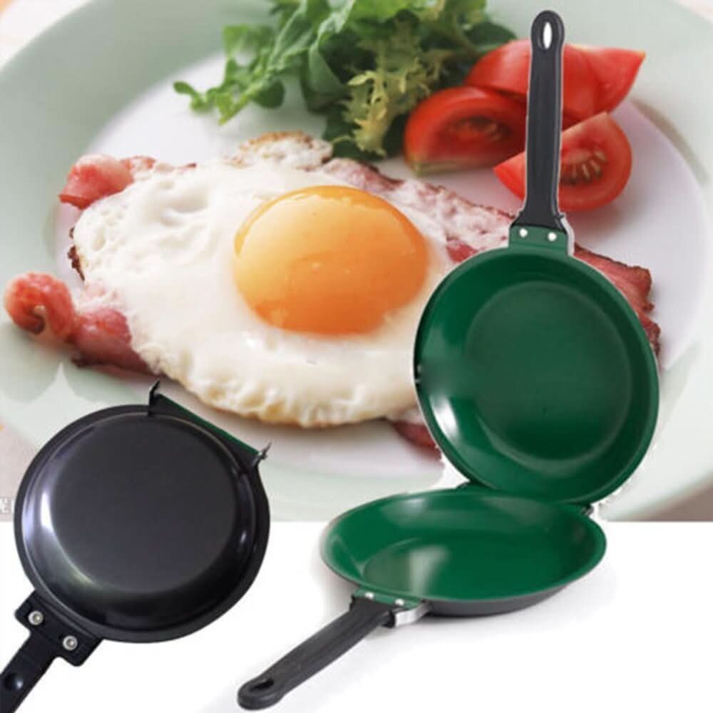 Flipchef Antihaft-Wendepfanne — Integrierter Dreh-Wende-Mechanismus