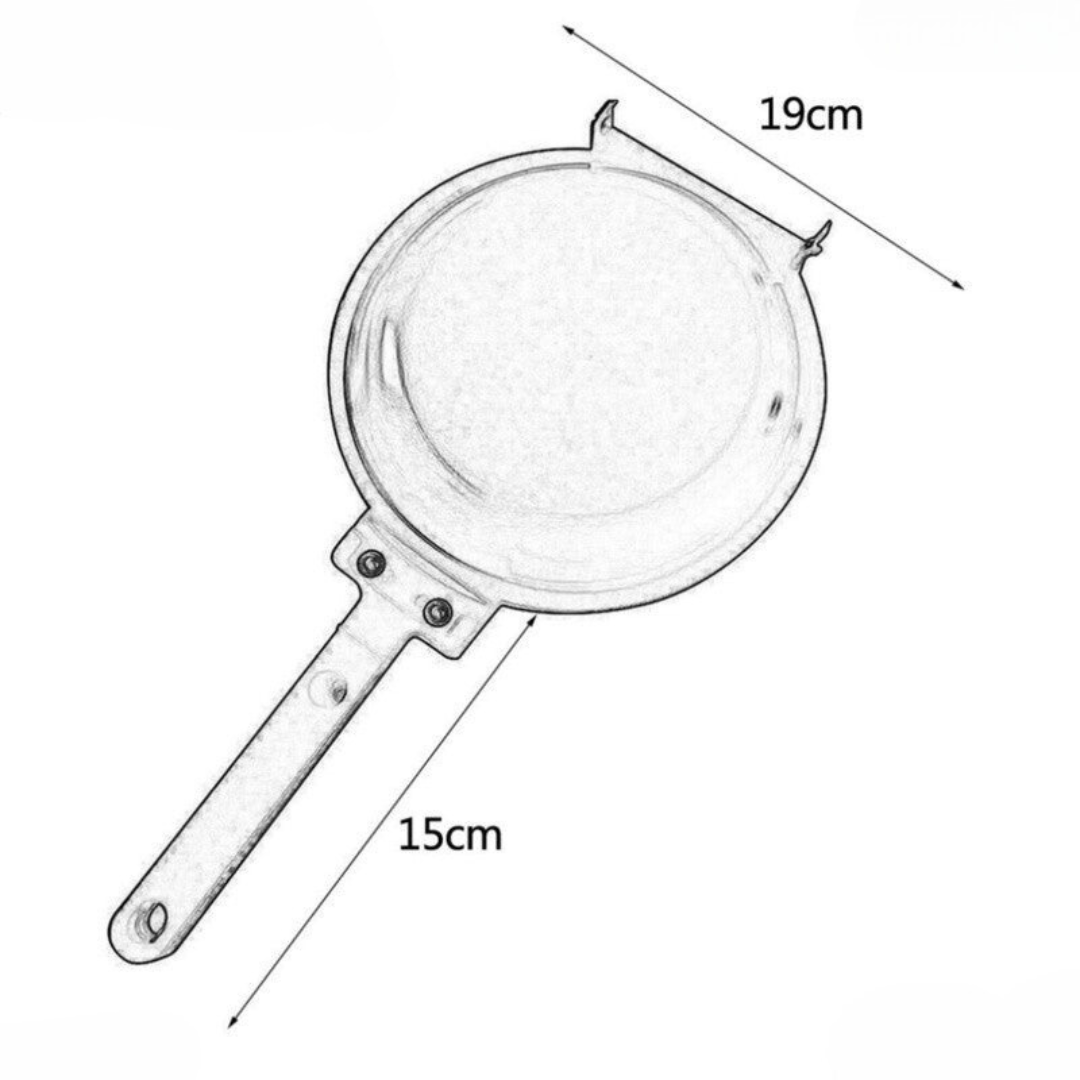 Flipchef Antihaft-Wendepfanne — Integrierter Dreh-Wende-Mechanismus