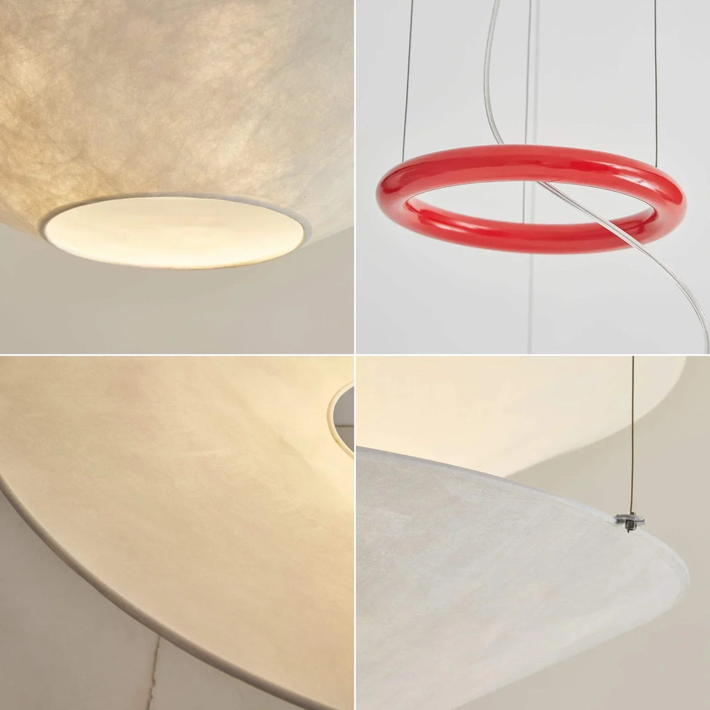 Floating Three Tiered Disc Pendant Light | wildoxy