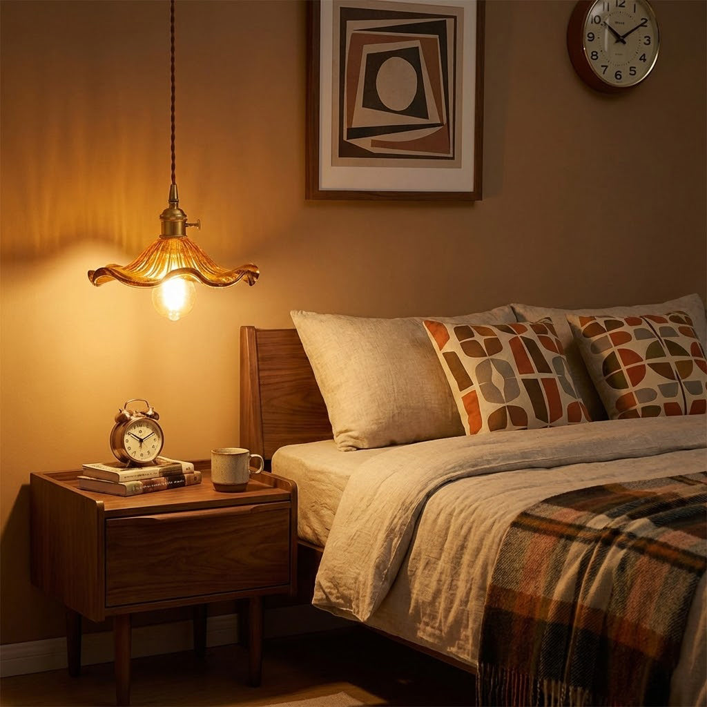 Floral Glass Pendant Light | wildoxy