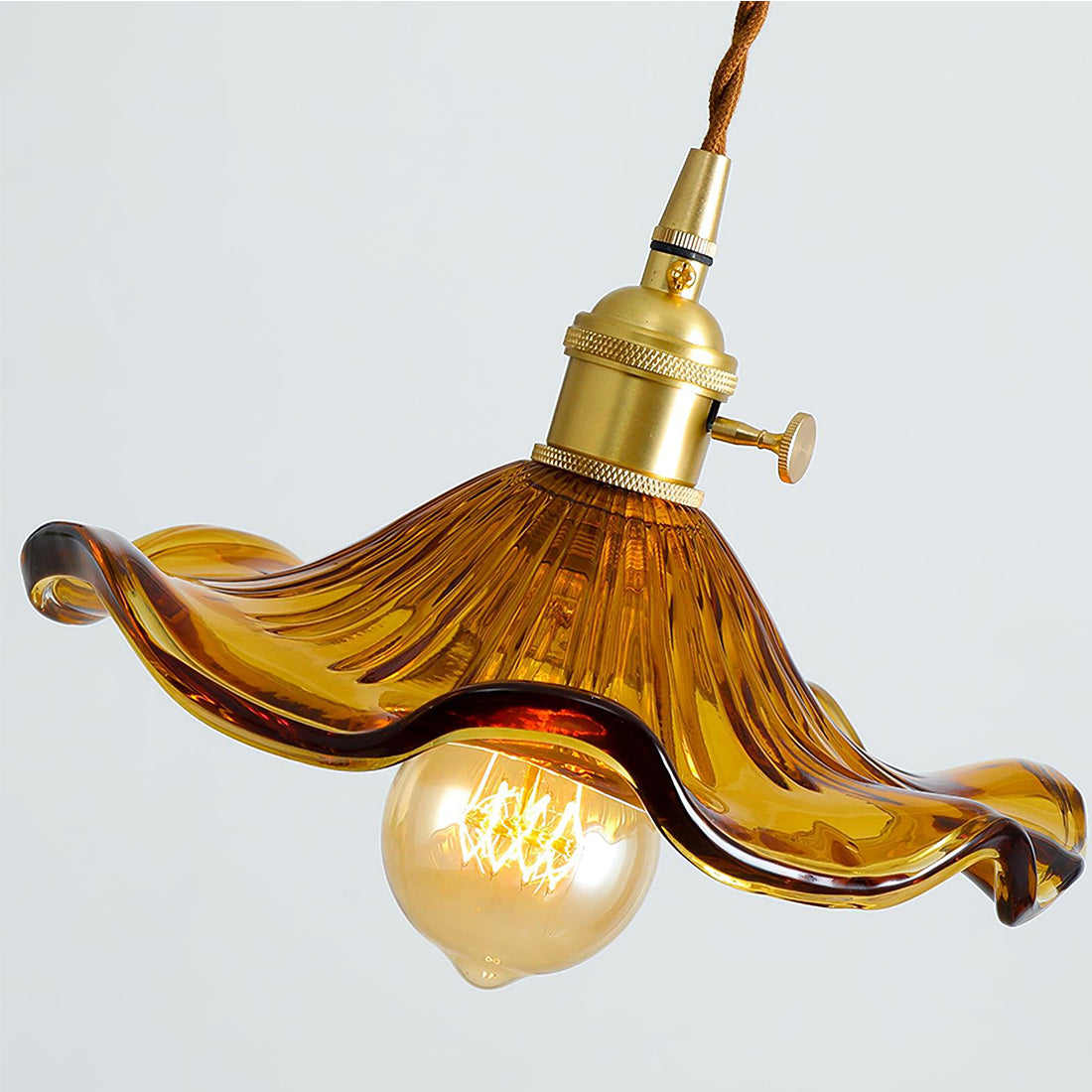 Floral Glass Pendant Light | wildoxy