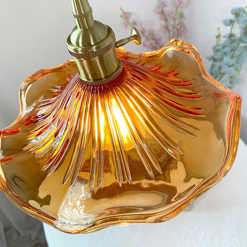 Floral Glass Pendant Light | wildoxy