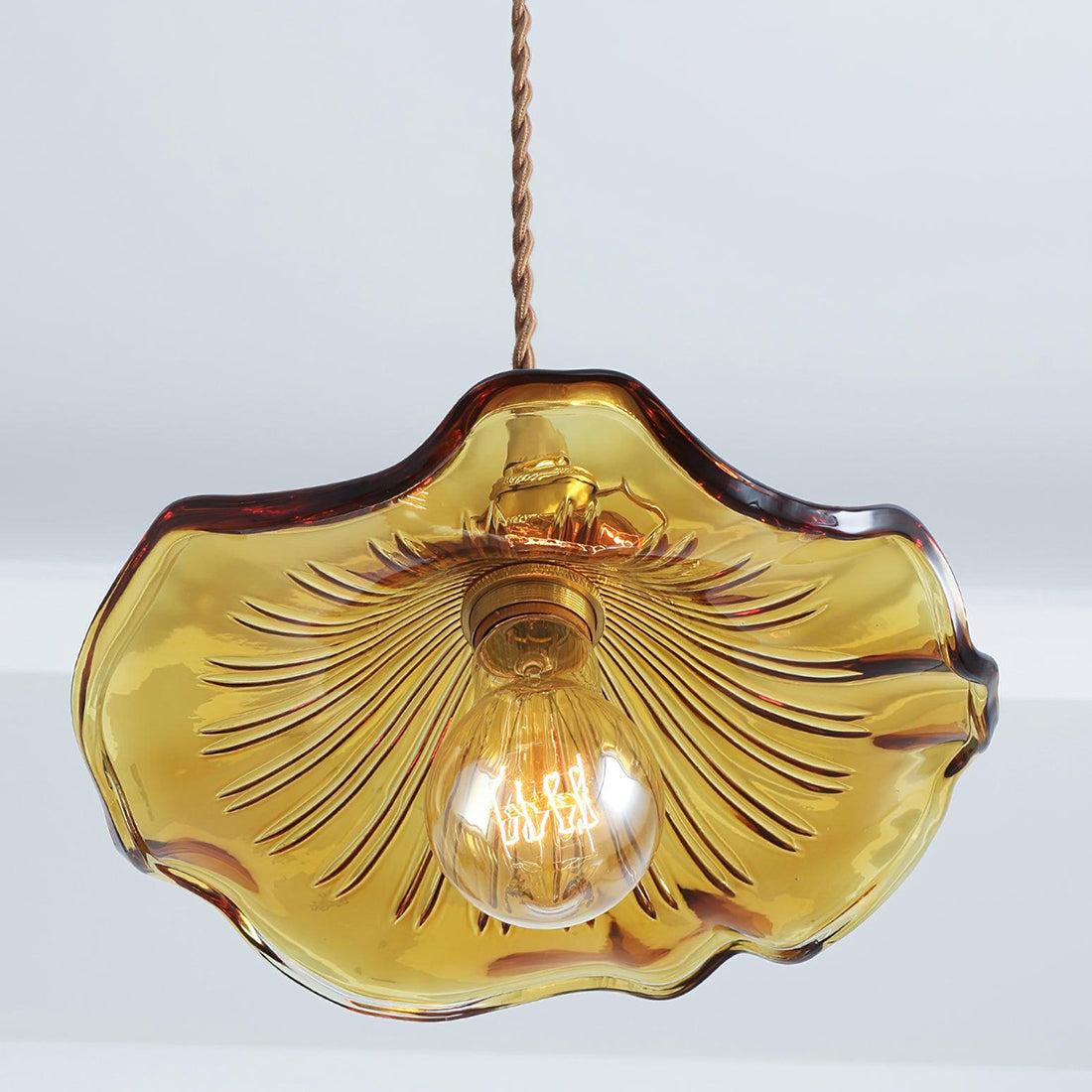 Floral Glass Pendant Light | wildoxy