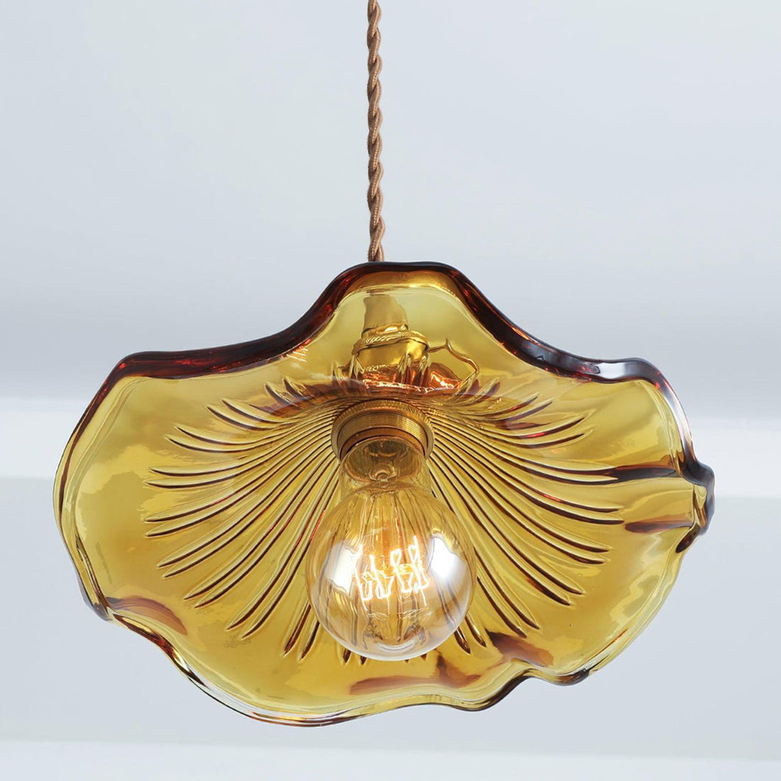 Floral Glass Pendant Light | wildoxy