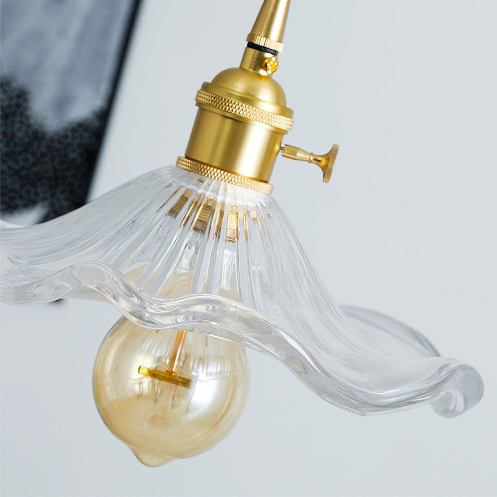 Floral Glass Pendant Light | wildoxy