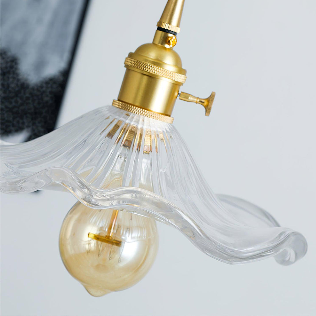 Floral Glass Pendant Light | wildoxy