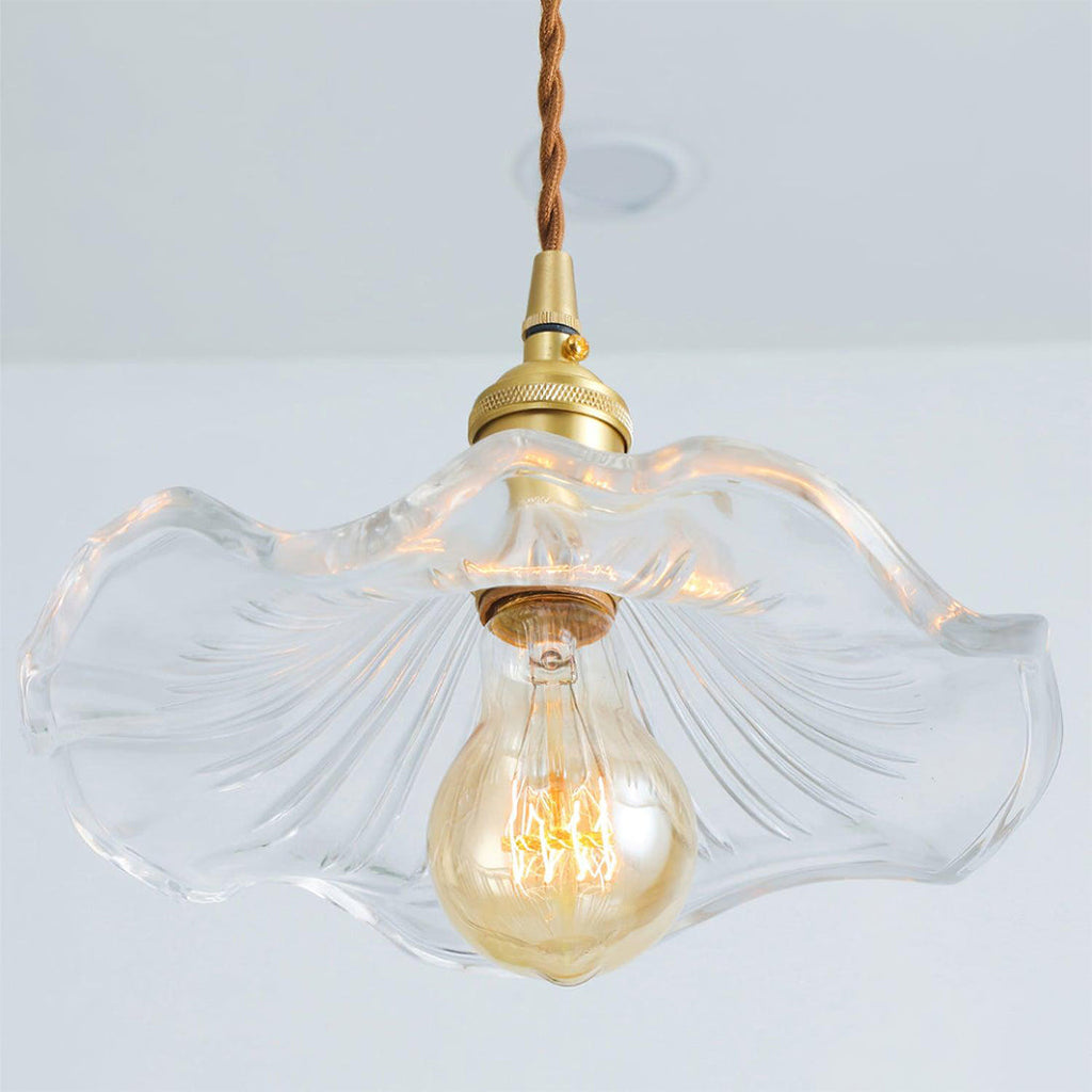 Floral Glass Pendant Light | wildoxy