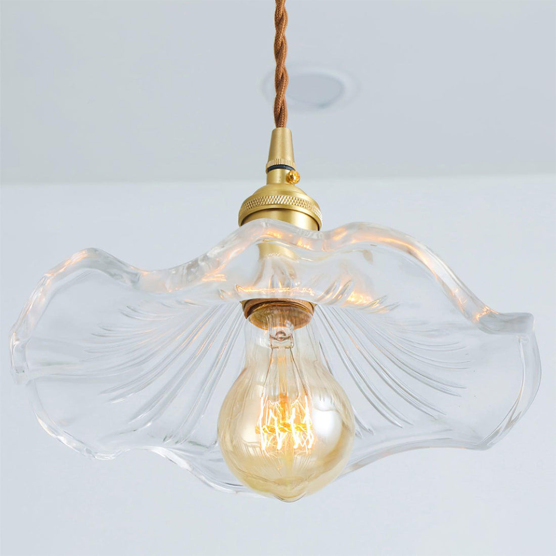 Floral Glass Pendant Light | wildoxy