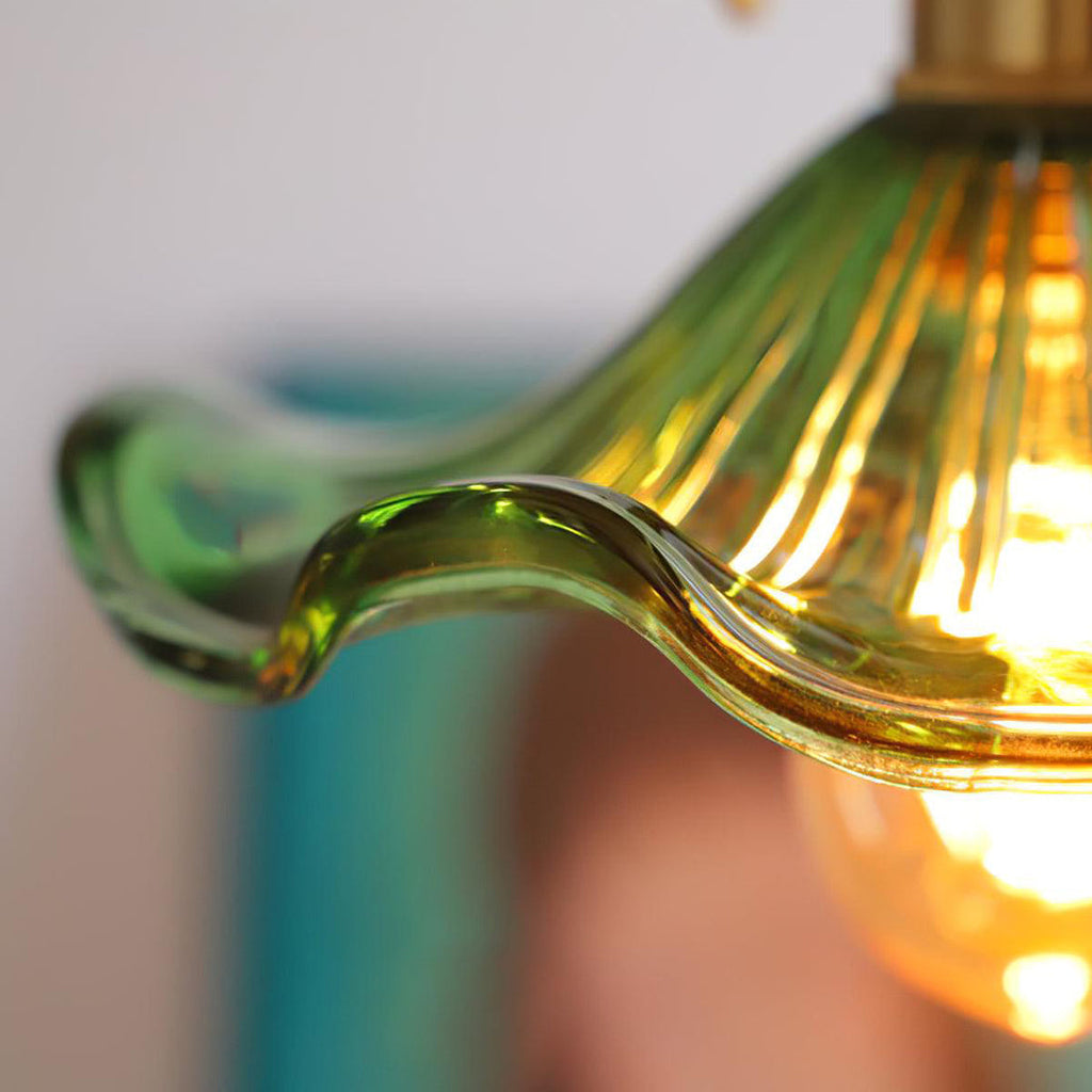 Floral Glass Pendant Light | wildoxy