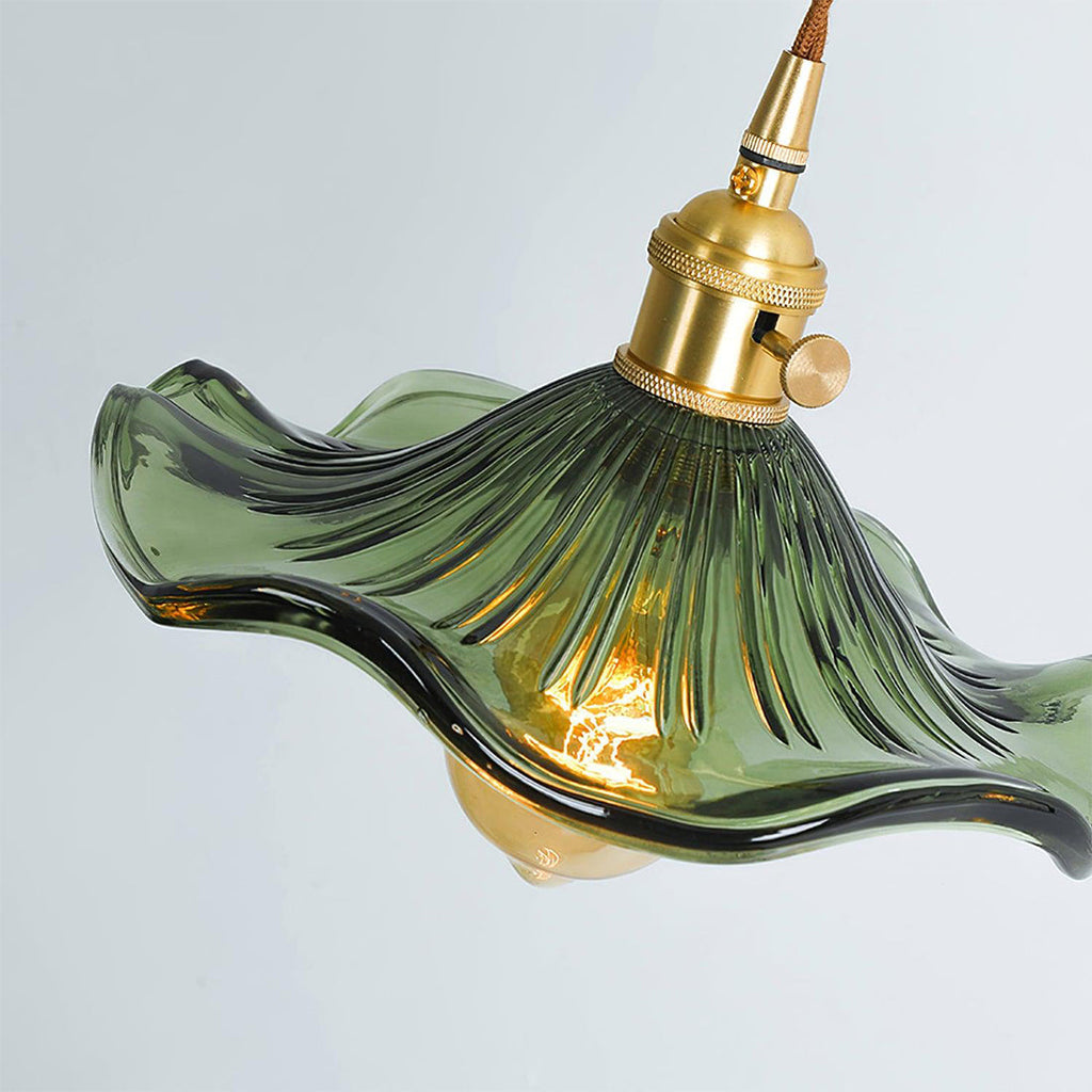 Floral Glass Pendant Light | wildoxy