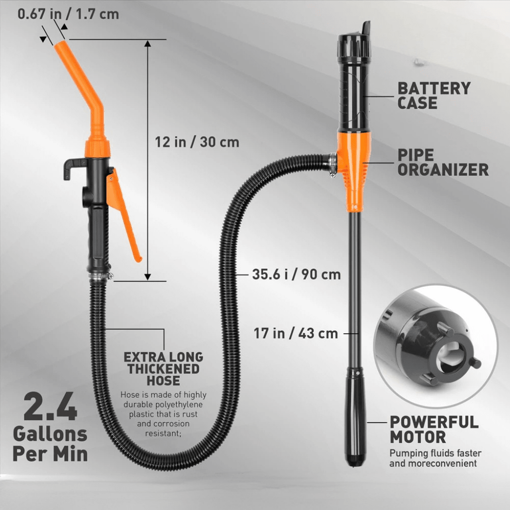 مضخة FlowPUMP المدمجة — معدل تدفق قابل للضبط يبلغ 2.4 GPM