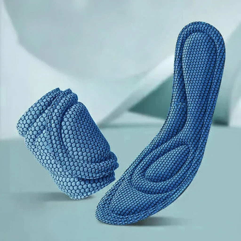 FoamCare نعال تقويمية من الإسفنج الذكي — امتصاص للعرق بطول كامل، تحكم مستمر في الروائح