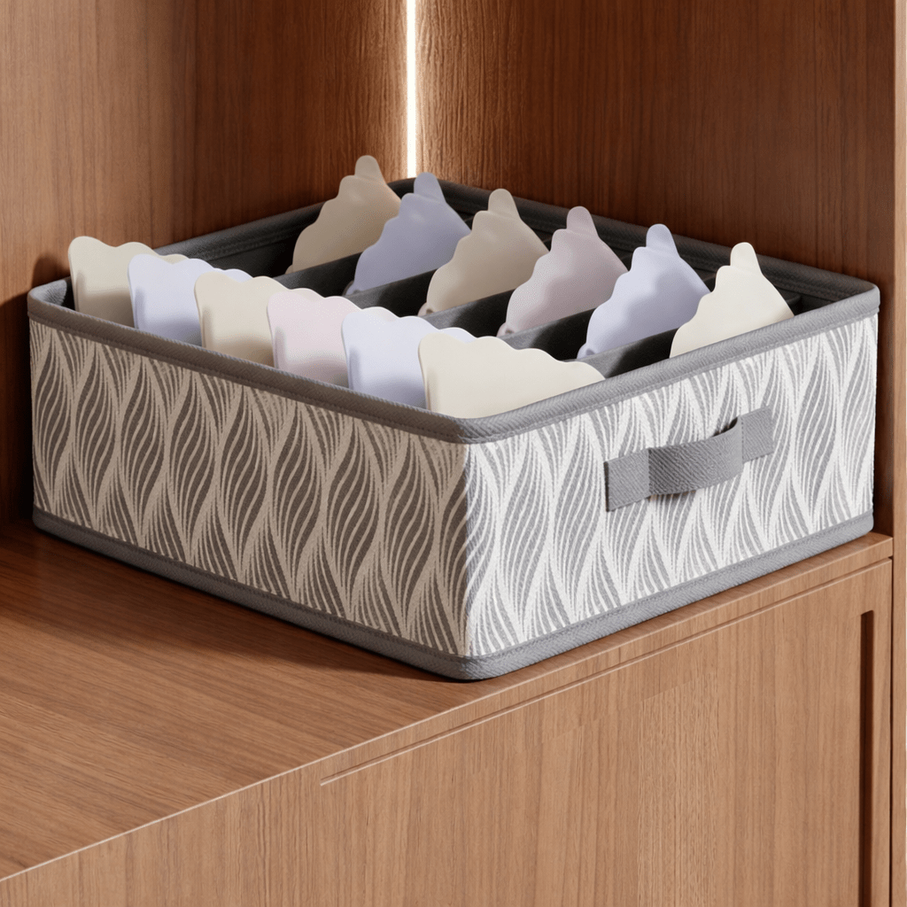 Foldora Kompakter faltbarer Schubladen-Organizer — Platzsparendes Design