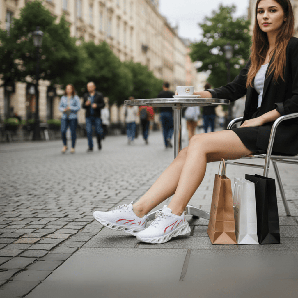 FOOTALIGN أحذية تقويمية — دعم موجّه لقوس القدم، تصميم يضع المحاذاة أولًا