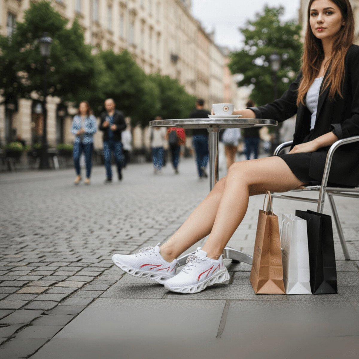 FOOTALIGN أحذية تقويمية — دعم موجّه لقوس القدم، تصميم يضع المحاذاة أولًا