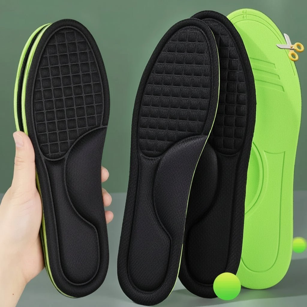 FootPure Unisex-Einlegesohlen — Sauber gepolsterte Unterstützung aus Memory-Schaum