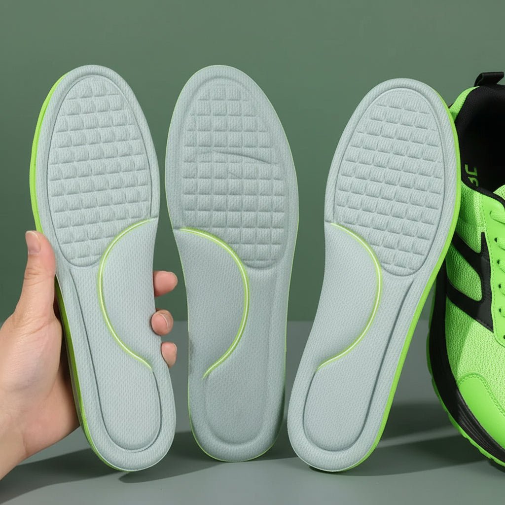 FootPure Unisex-Einlegesohlen — Sauber gepolsterte Unterstützung aus Memory-Schaum