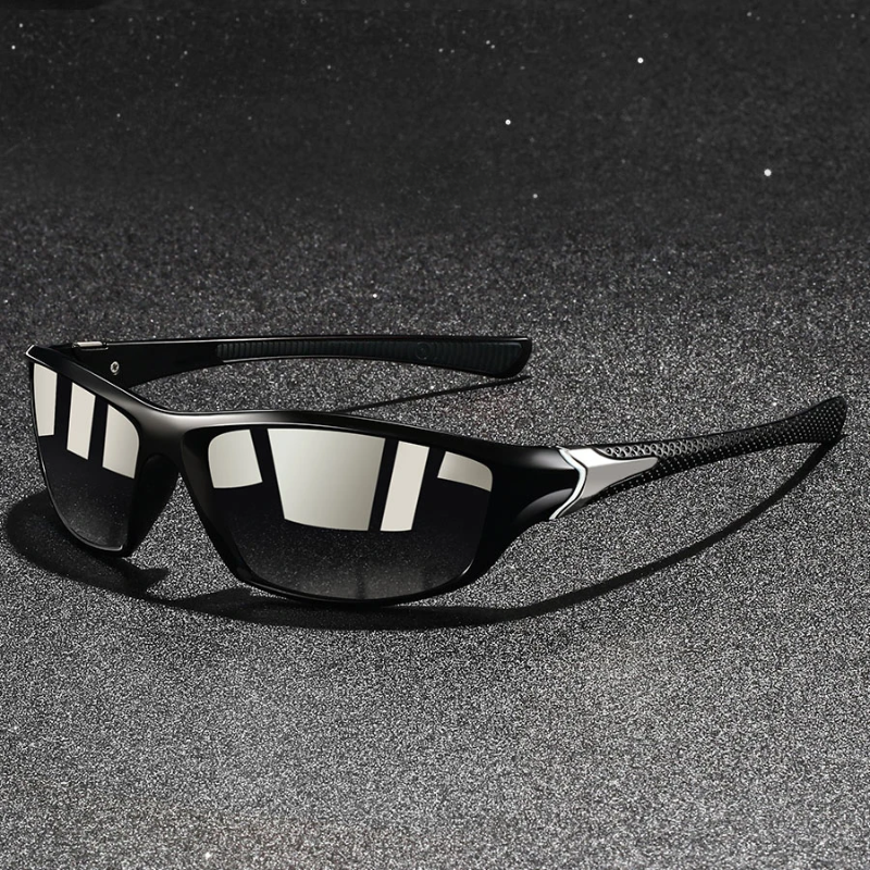 Ochelari de soare polarizați pentru bărbați — Ramă metalică ușoară, UV400