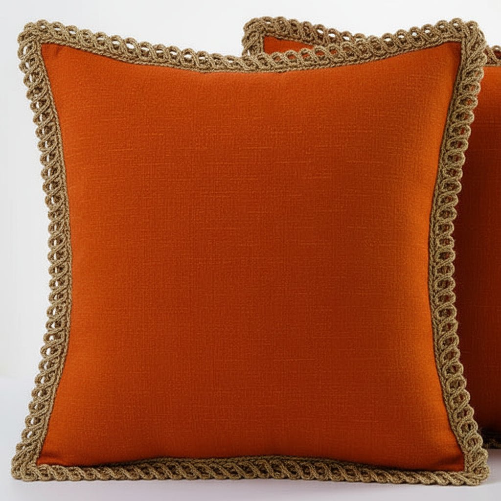 FRENCHÉA Povlak na vícebarevný dekorativní polštář 45 x 45 cm