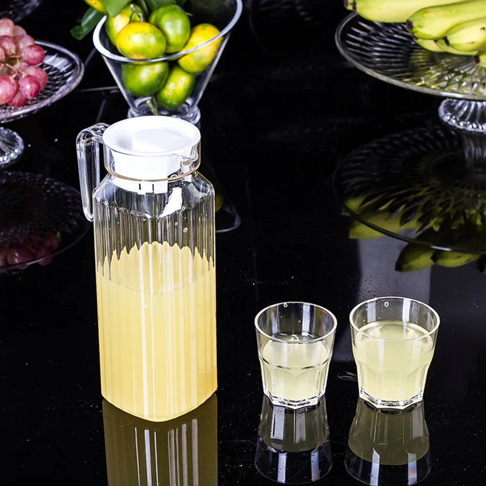 FreshPitch 1.1L Plastic Juice Pitcher — Ergonomic Handle, Quick-Cleaning Design, Lightweight Build