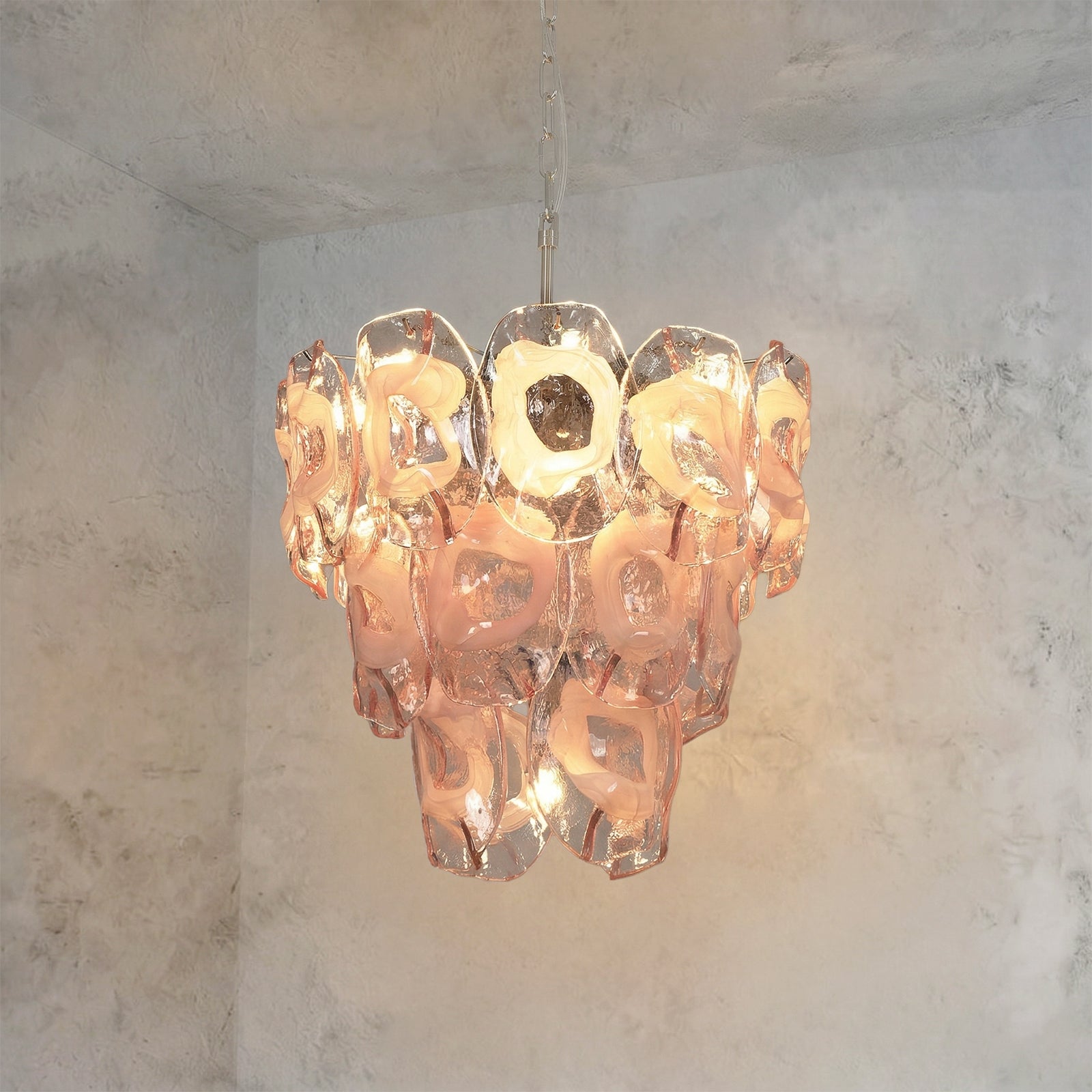 Frostelle Bloom Glass Chandelier | wildoxy