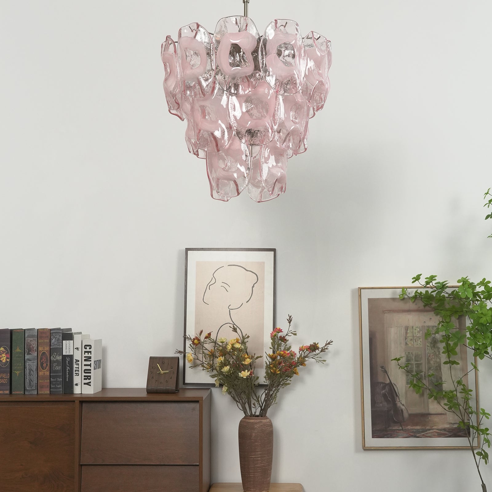 Frostelle Bloom Glass Chandelier | wildoxy