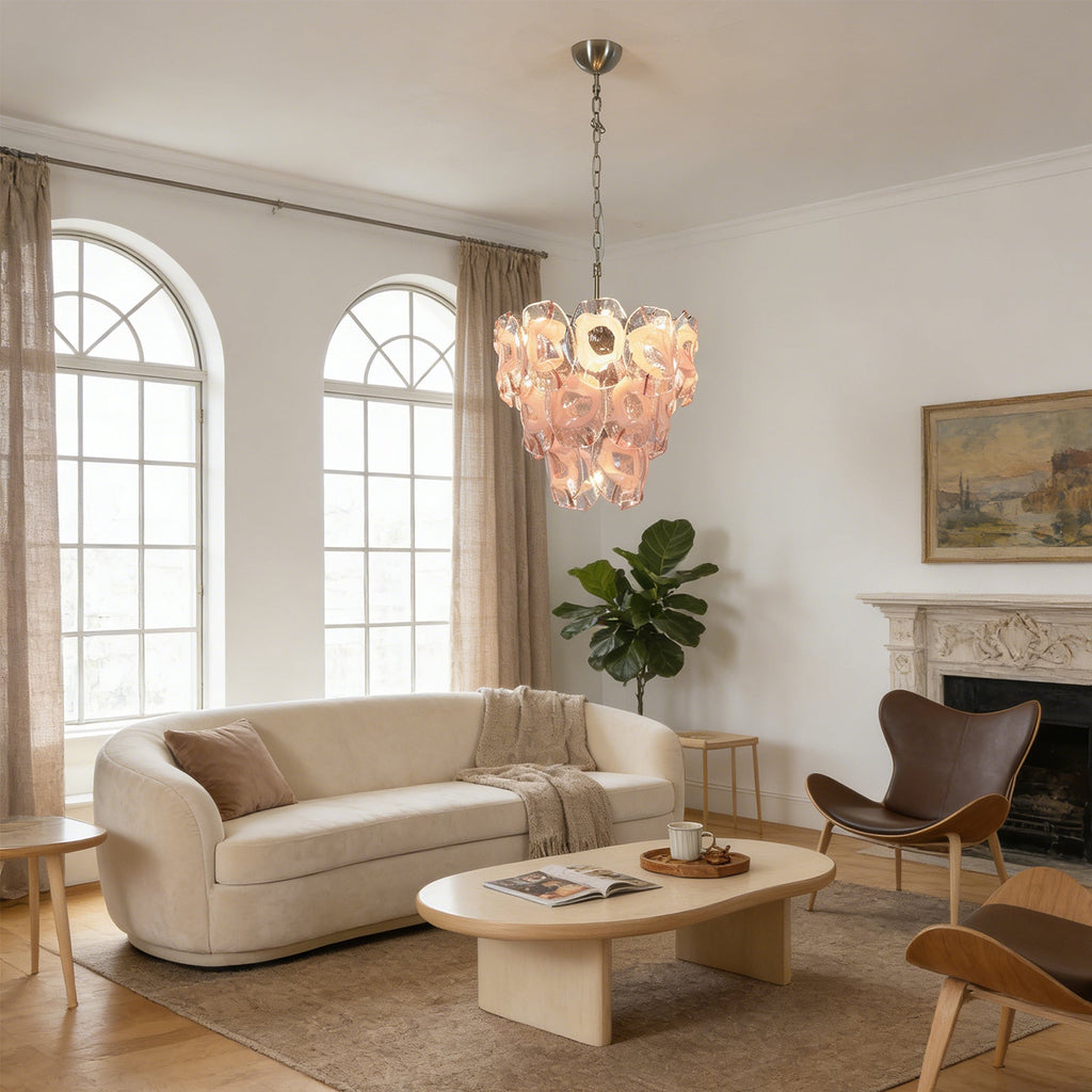 Frostelle Bloom Glass Chandelier | wildoxy