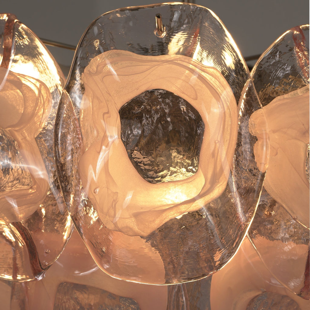 Frostelle Bloom Glass Chandelier | wildoxy