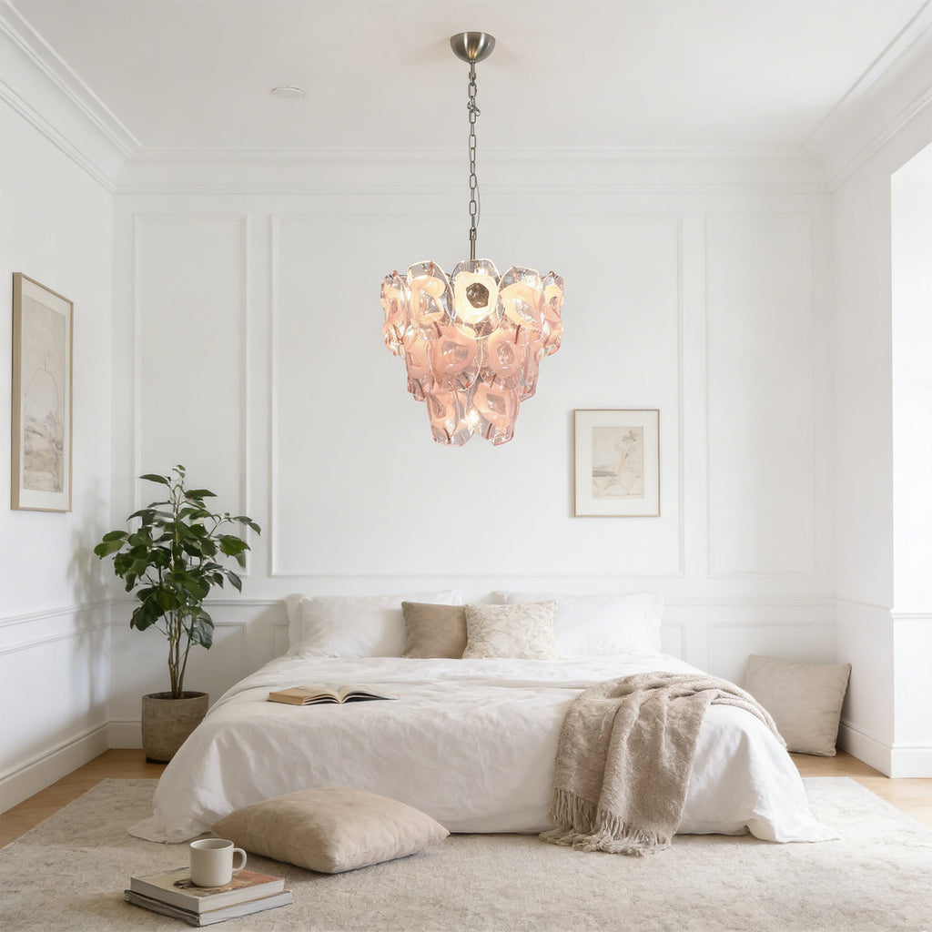 Frostelle Bloom Glass Chandelier | wildoxy