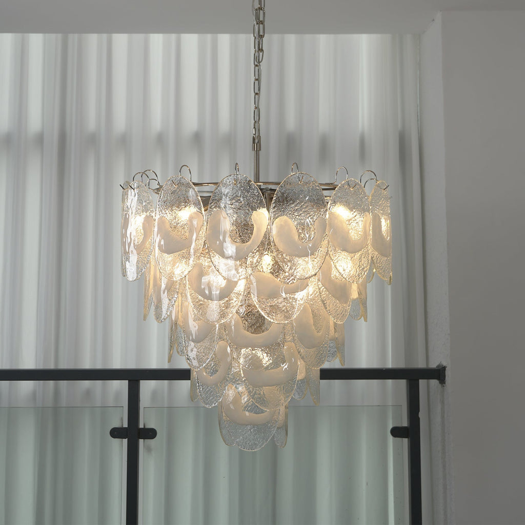 Frostelle Murano White Chandelier | wildoxy