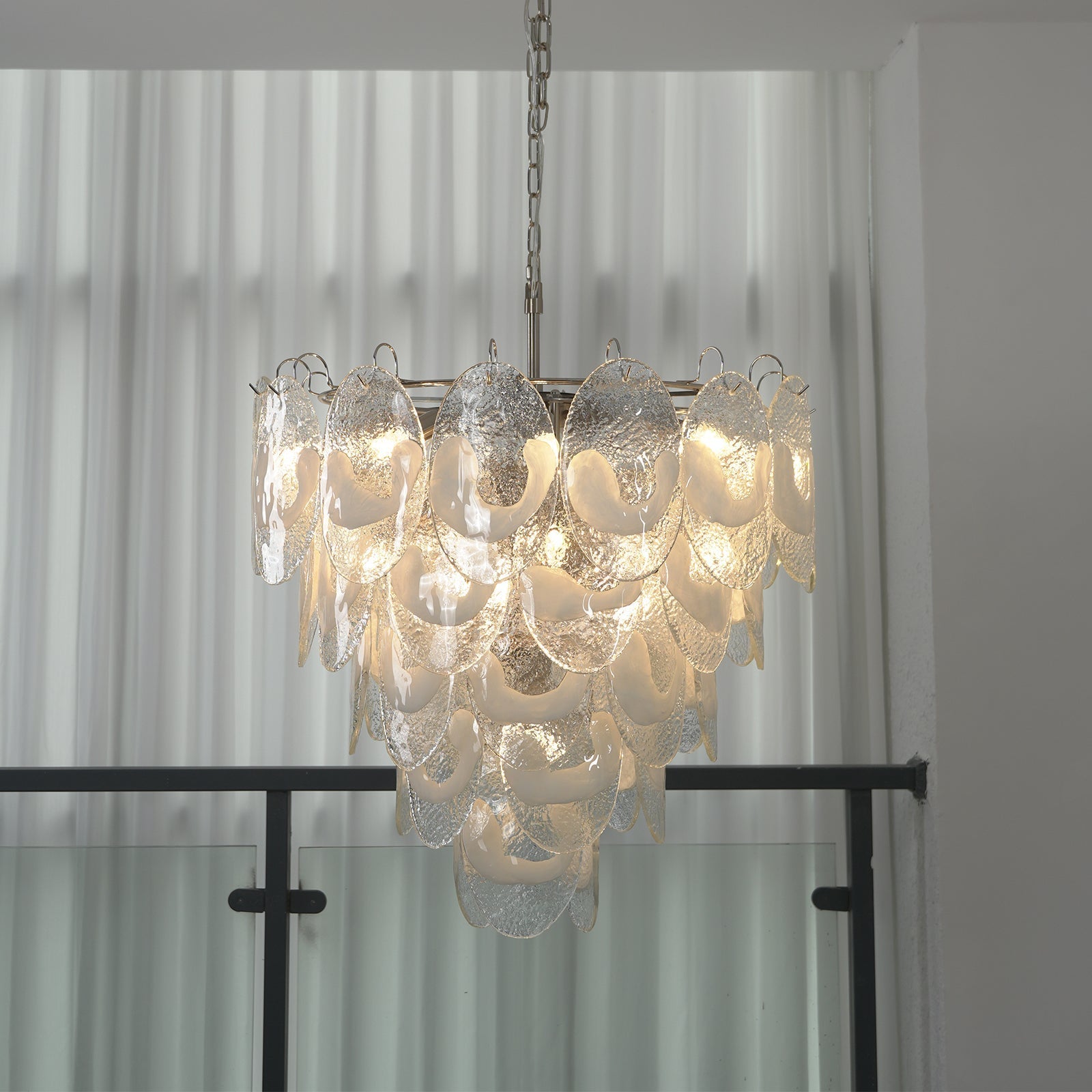 Frostelle Murano White Chandelier | wildoxy