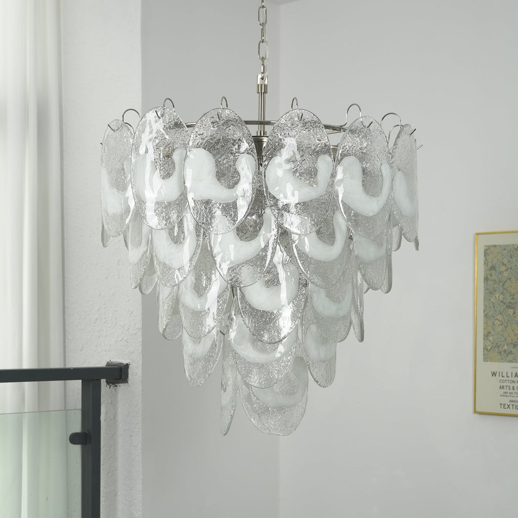 Frostelle Murano White Chandelier | wildoxy