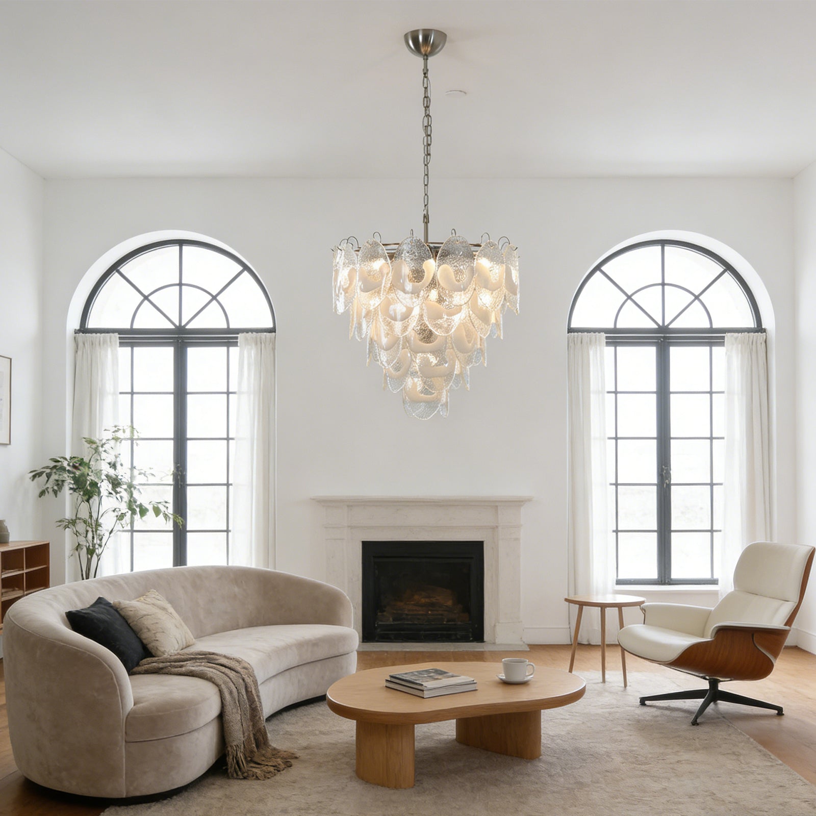 Frostelle Murano White Chandelier | wildoxy