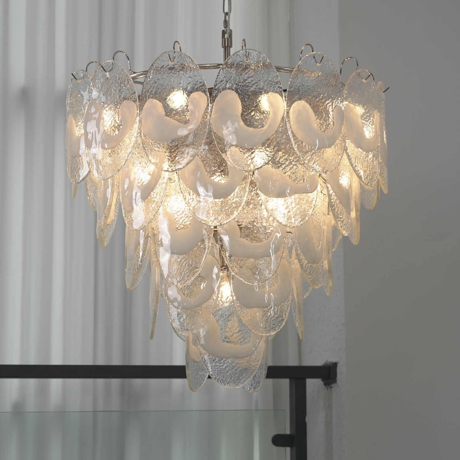Frostelle Murano White Chandelier | wildoxy
