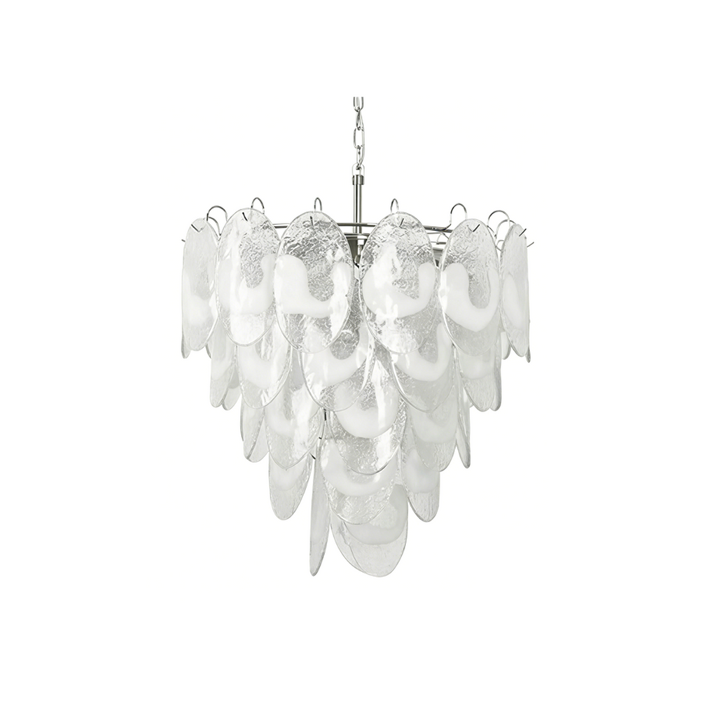 Frostelle Murano White Chandelier | wildoxy
