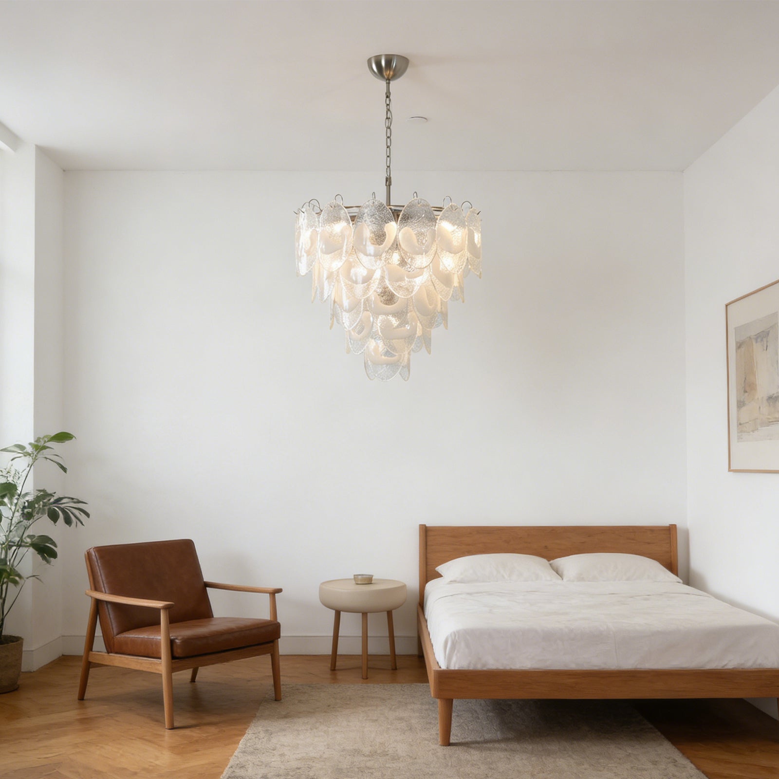 Frostelle Murano White Chandelier | wildoxy