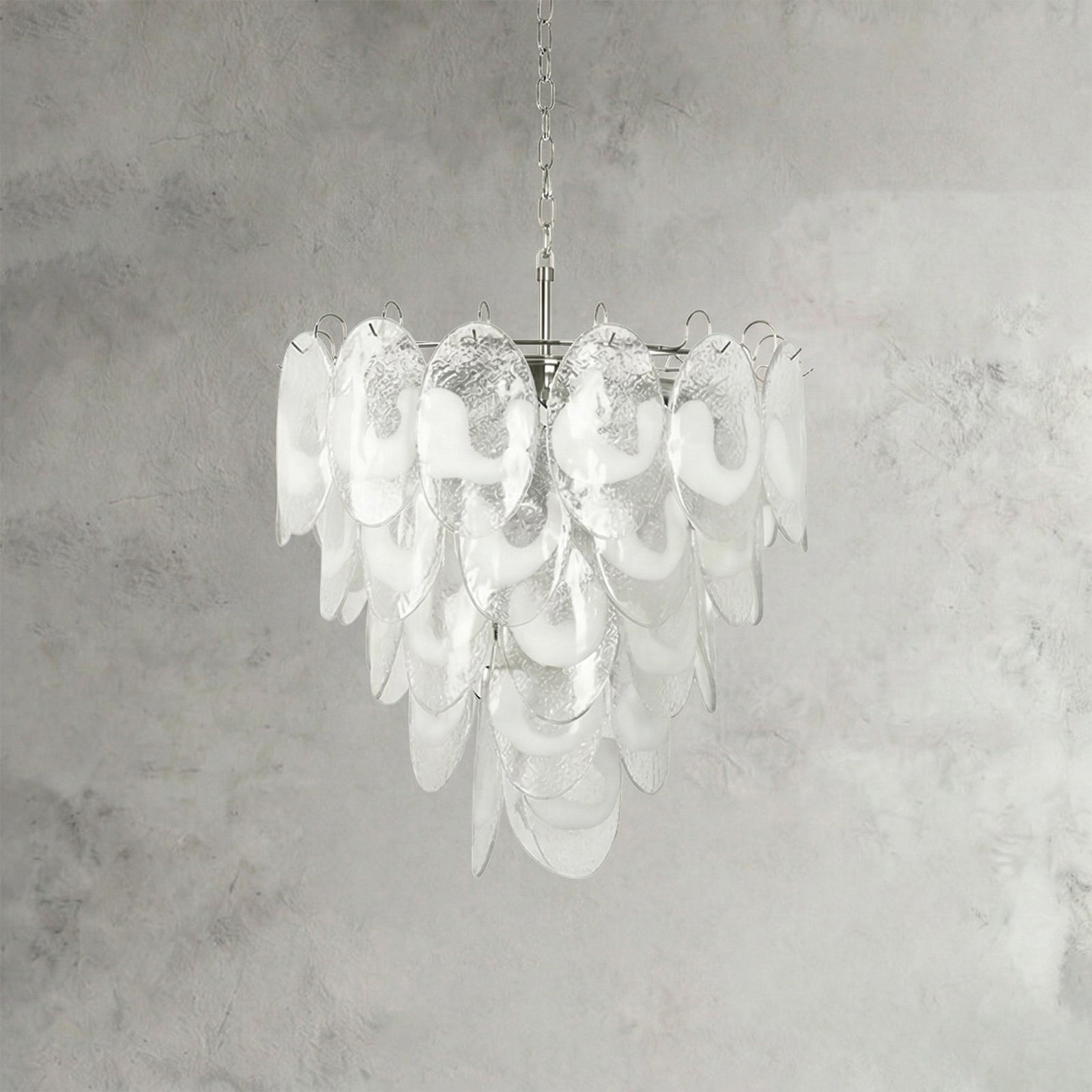 Frostelle Murano White Chandelier | wildoxy