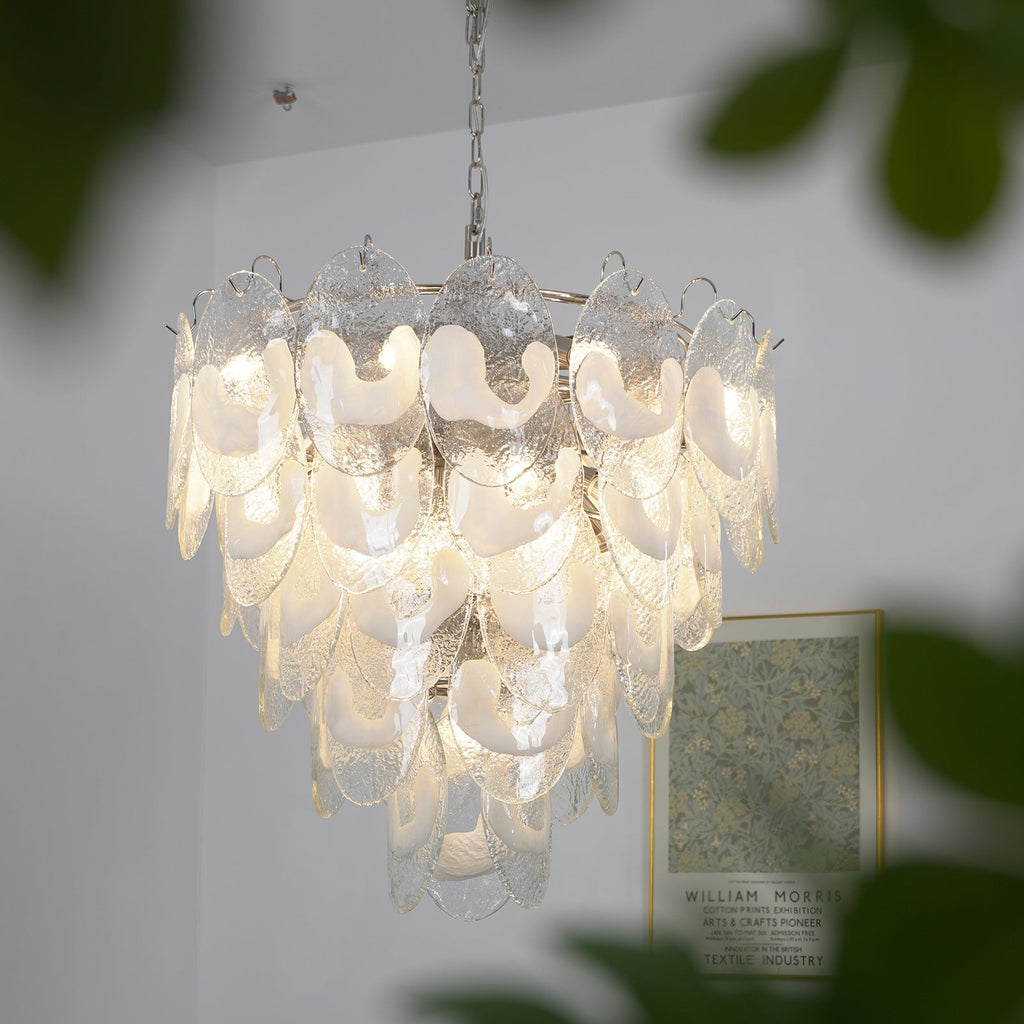 Frostelle Murano White Chandelier | wildoxy