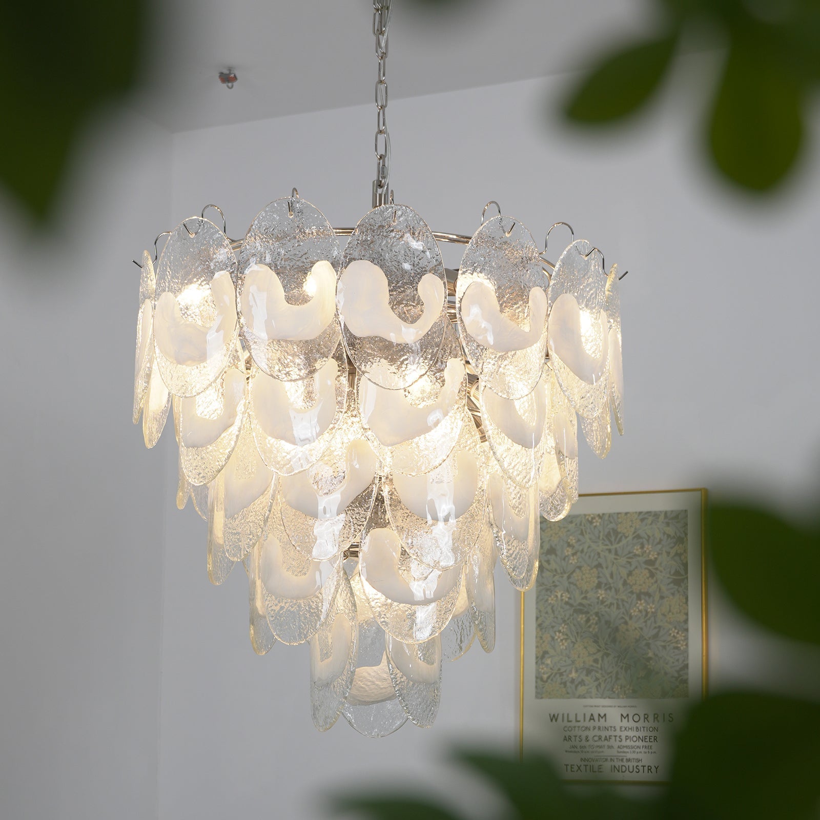 Frostelle Murano White Chandelier | wildoxy