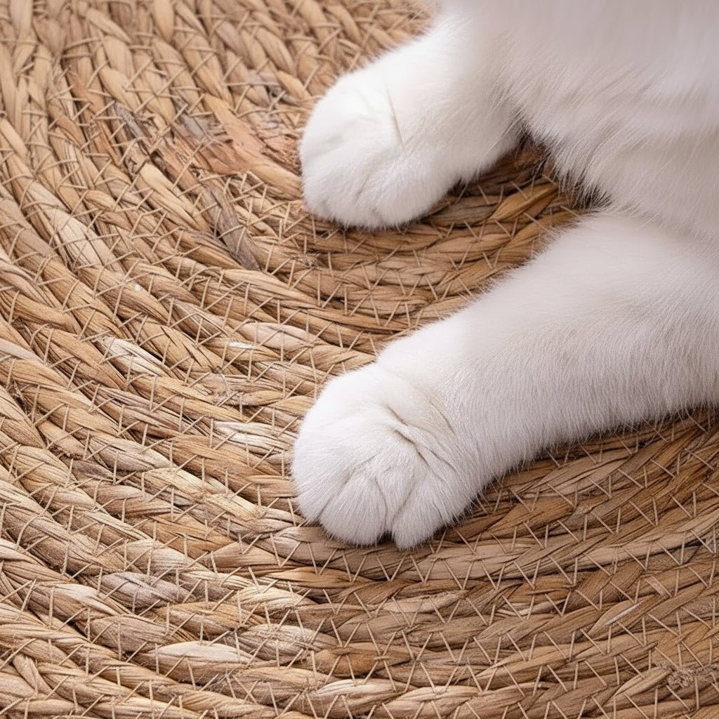 FURSHIELD Sustainable Rattan Scratcher Pad — Durable Natural Weave
