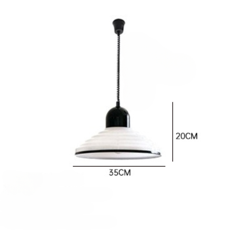 Beaumont French Cream Glass Pendant Light